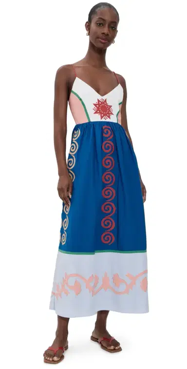 Carolina K Amelia Maxi Dress Blue | Thumbnail 1 Carolina K Amelia Maxi Dress Blue | Thumbnail 1