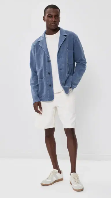 Save Khaki American Twill Terry Blazer | Thumbnail 5 Save Khaki American Twill Terry Blazer | Thumbnail 5