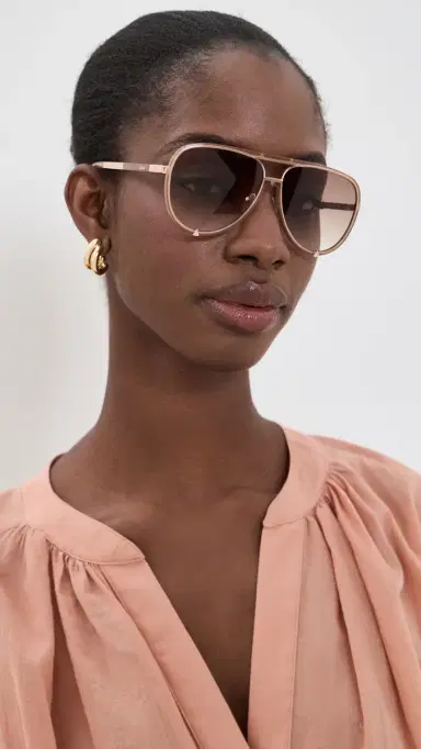Quay High Profile Sunglasses Camel/Sepia | Thumbnail 3 Quay High Profile Sunglasses Camel/Sepia | Thumbnail 3