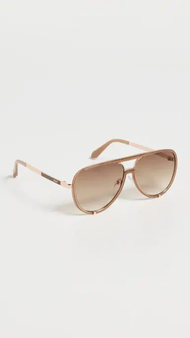 Quay High Profile Sunglasses Camel/Sepia | Thumbnail 4 Quay High Profile Sunglasses Camel/Sepia | Thumbnail 4