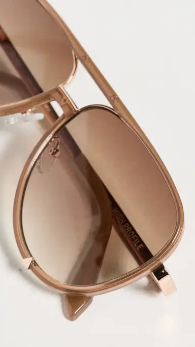Quay High Profile Sunglasses Camel/Sepia | Thumbnail 5 Quay High Profile Sunglasses Camel/Sepia | Thumbnail 5