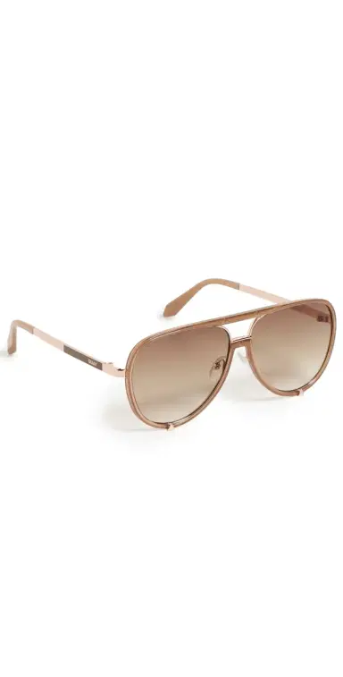 Quay High Profile Sunglasses Camel/Sepia | Thumbnail 1 Quay High Profile Sunglasses Camel/Sepia | Thumbnail 1