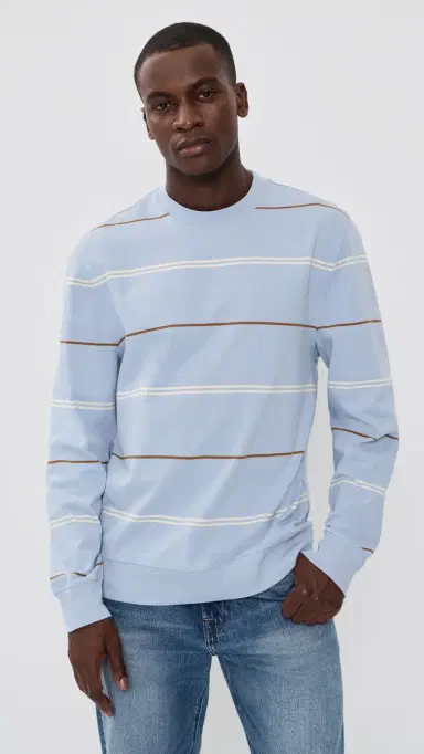PS Paul Smith Casual Fit Sweatshirt Light/Pastel Blue | Thumbnail 2 PS Paul Smith Casual Fit Sweatshirt Light/Pastel Blue | Thumbnail 2