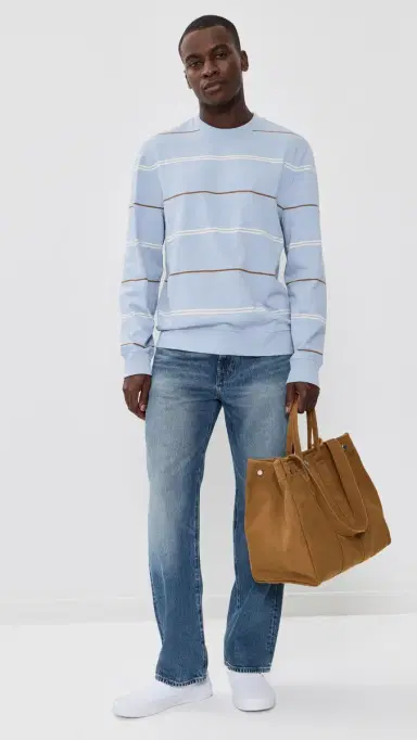 PS Paul Smith Casual Fit Sweatshirt Light/Pastel Blue | Thumbnail 5 PS Paul Smith Casual Fit Sweatshirt Light/Pastel Blue | Thumbnail 5