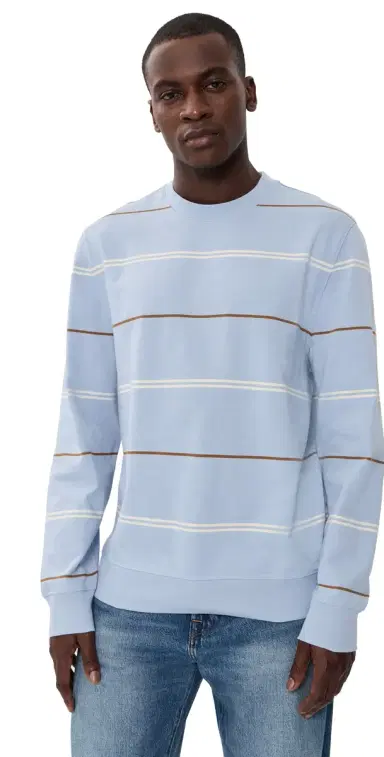 PS Paul Smith Casual Fit Sweatshirt Light/Pastel Blue | Thumbnail 1 PS Paul Smith Casual Fit Sweatshirt Light/Pastel Blue | Thumbnail 1