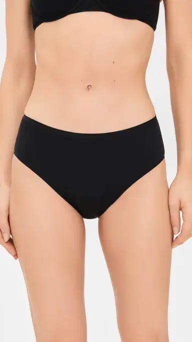 Natori Bliss Bare Cotton Hipster Briefs 3 Pack Black/Black/Café L | Thumbnail 3