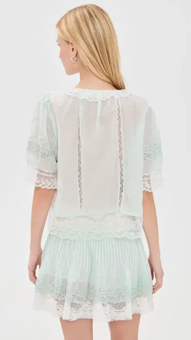 LoveShackFancy Maurelle Top | Thumbnail 3 LoveShackFancy Maurelle Top | Thumbnail 3