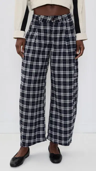 LIONESS Nova Pants Navy Plaid | Thumbnail 2 LIONESS Nova Pants Navy Plaid | Thumbnail 2