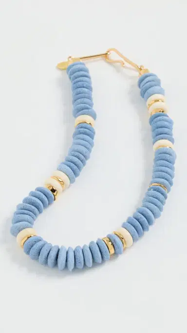 Lizzie Fortunato Laguna Necklace Sky Blue One Size | Thumbnail 4
