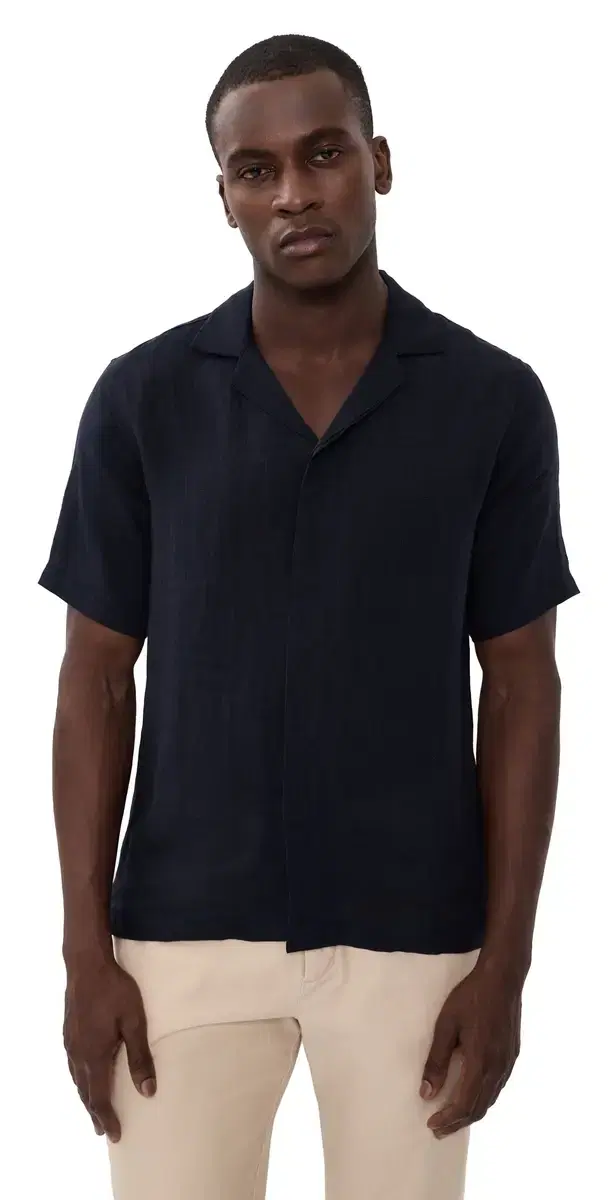 aitan II Linen Shirt Night Iris