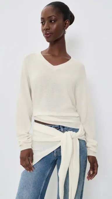 LIONESS Olsen Scarf Pullover Porcelain M | Thumbnail 2 LIONESS Olsen Scarf Pullover Porcelain M | Thumbnail 2