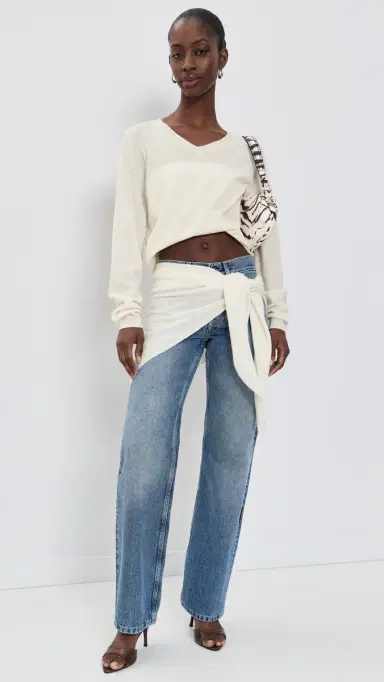 LIONESS Olsen Scarf Pullover Porcelain M | Thumbnail 5 LIONESS Olsen Scarf Pullover Porcelain M | Thumbnail 5