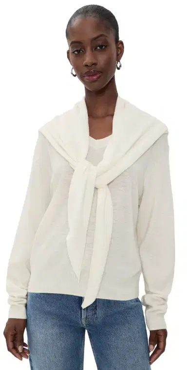 LIONESS Olsen Scarf Pullover Porcelain M | Thumbnail 1 LIONESS Olsen Scarf Pullover Porcelain M | Thumbnail 1