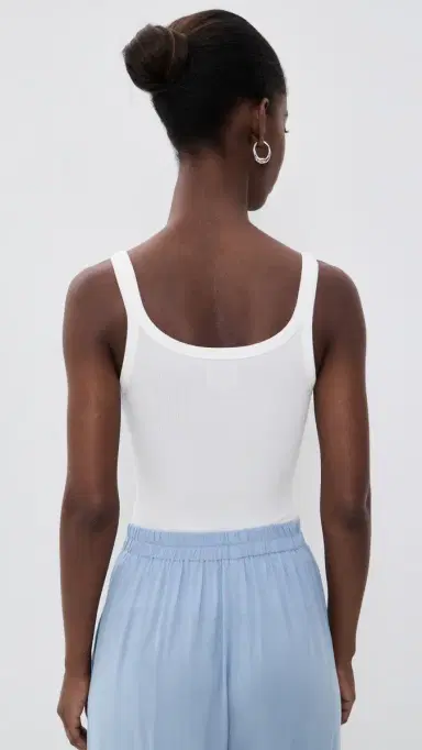 Jamie Haller The Undershirt Rib Tank White | Thumbnail 3 Jamie Haller The Undershirt Rib Tank White | Thumbnail 3