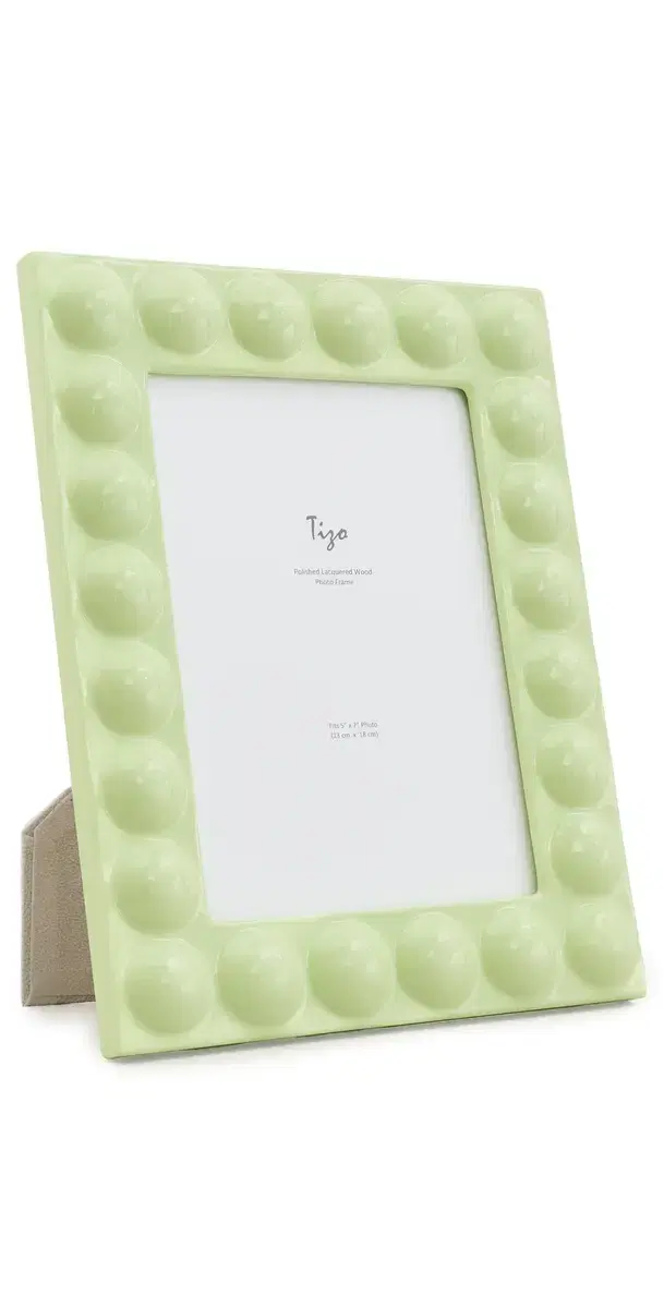 Tizo Design Lacquer Wood Frame 5x7 Green One Size
