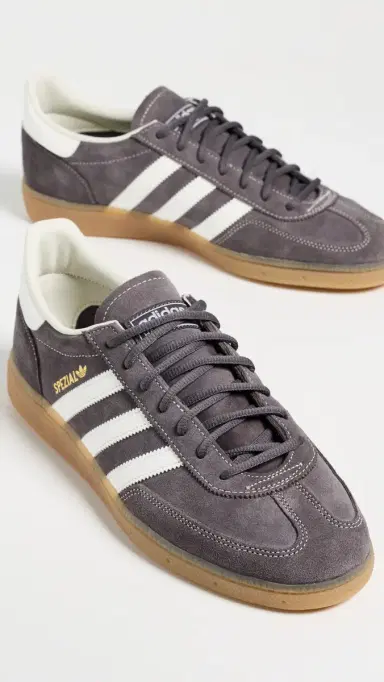 Adidas Handball Spezial Sneakers Grey Strata/Off White/Gum 4 9 | Thumbnail 4