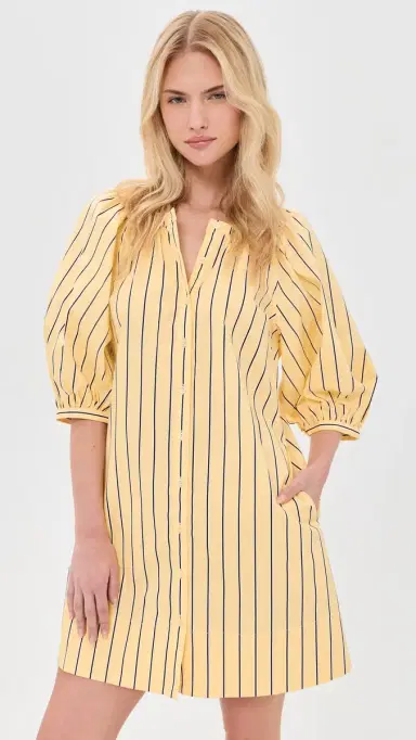 Staud Vincent Mini Dress onday Stripe | Thumbnail 2 Staud Vincent Mini Dress onday Stripe | Thumbnail 2
