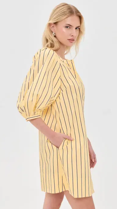Staud Vincent Mini Dress onday Stripe | Thumbnail 4 Staud Vincent Mini Dress onday Stripe | Thumbnail 4