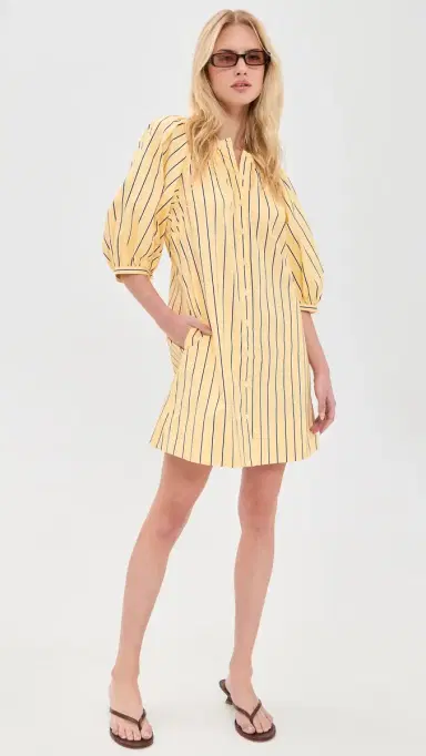 Staud Vincent Mini Dress onday Stripe | Thumbnail 5 Staud Vincent Mini Dress onday Stripe | Thumbnail 5