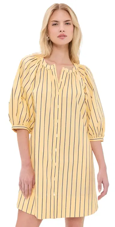 Staud Vincent Mini Dress onday Stripe | Thumbnail 1 Staud Vincent Mini Dress onday Stripe | Thumbnail 1