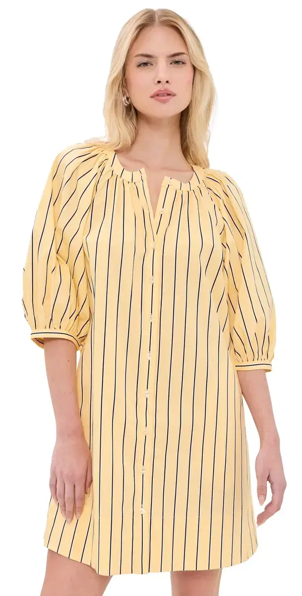 STAUD Vincent ini Dress onday Stripe