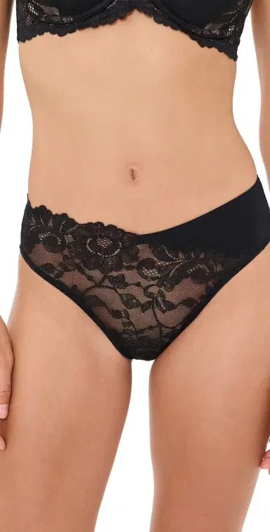 Natori Peony Bikini Panties Black L | Thumbnail 1
