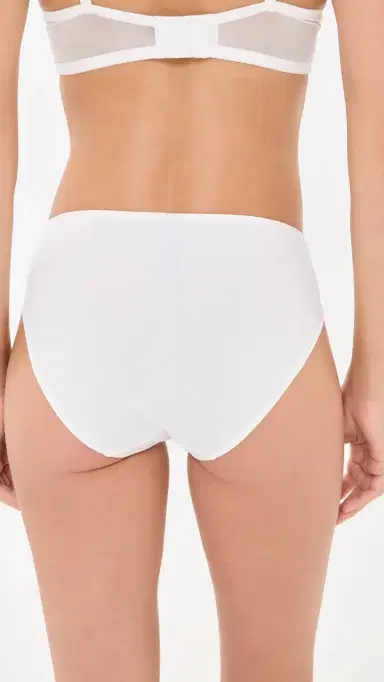 Natori Peony Bikini Panties Warm White/Black S | Thumbnail 3