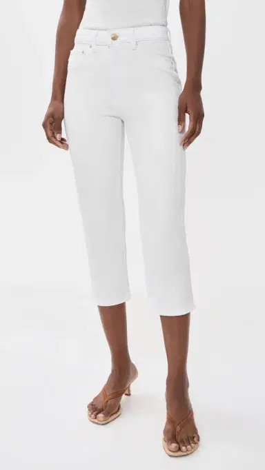 DL1961 Kristy Capri Pants White | Thumbnail 2 DL1961 Kristy Capri Pants White | Thumbnail 2