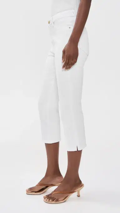 DL1961 Kristy Capri Pants White | Thumbnail 4 DL1961 Kristy Capri Pants White | Thumbnail 4