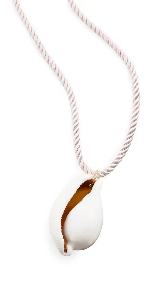 Maison Irem Mermaid Necklace Pink One Size