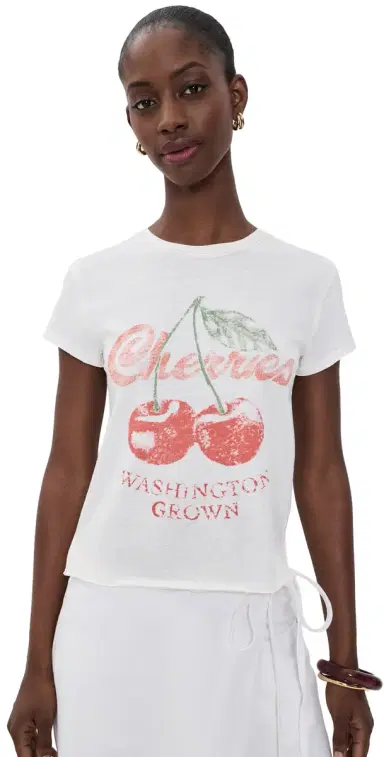 Free People Nova Graphic Tee Cherry Combo L | Thumbnail 1 Free People Nova Graphic Tee Cherry Combo L | Thumbnail 1