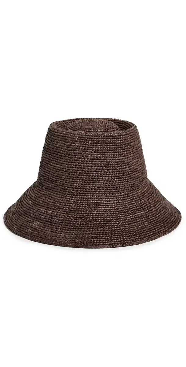 Felix Raffia Hat Dark Earth