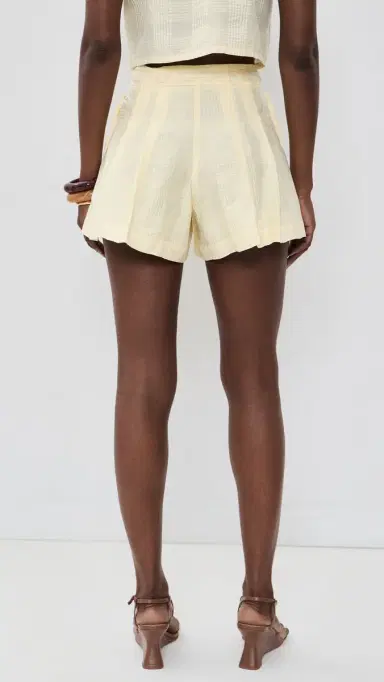 HEVRON Aster Shorts Butter Plaid | Thumbnail 3 HEVRON Aster Shorts Butter Plaid | Thumbnail 3