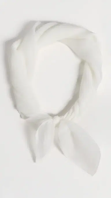 Jennifer Behr Sabrina Scarf Cream One Size | Thumbnail 2
