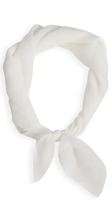 Jennifer Behr Sabrina Scarf Cream One Size | Thumbnail 1