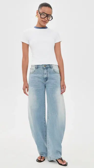 LIONESS Horseshoe Jeans Light Denim M | Thumbnail 5