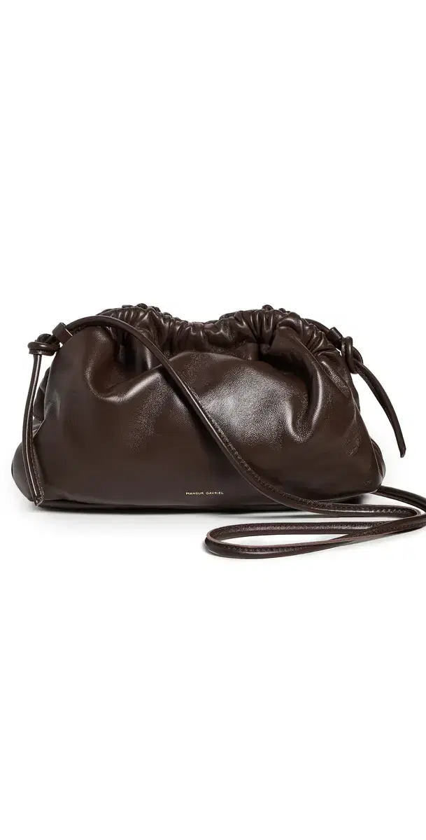 Mansur Gavriel Mini Cloud Clutch Chocolate One Size