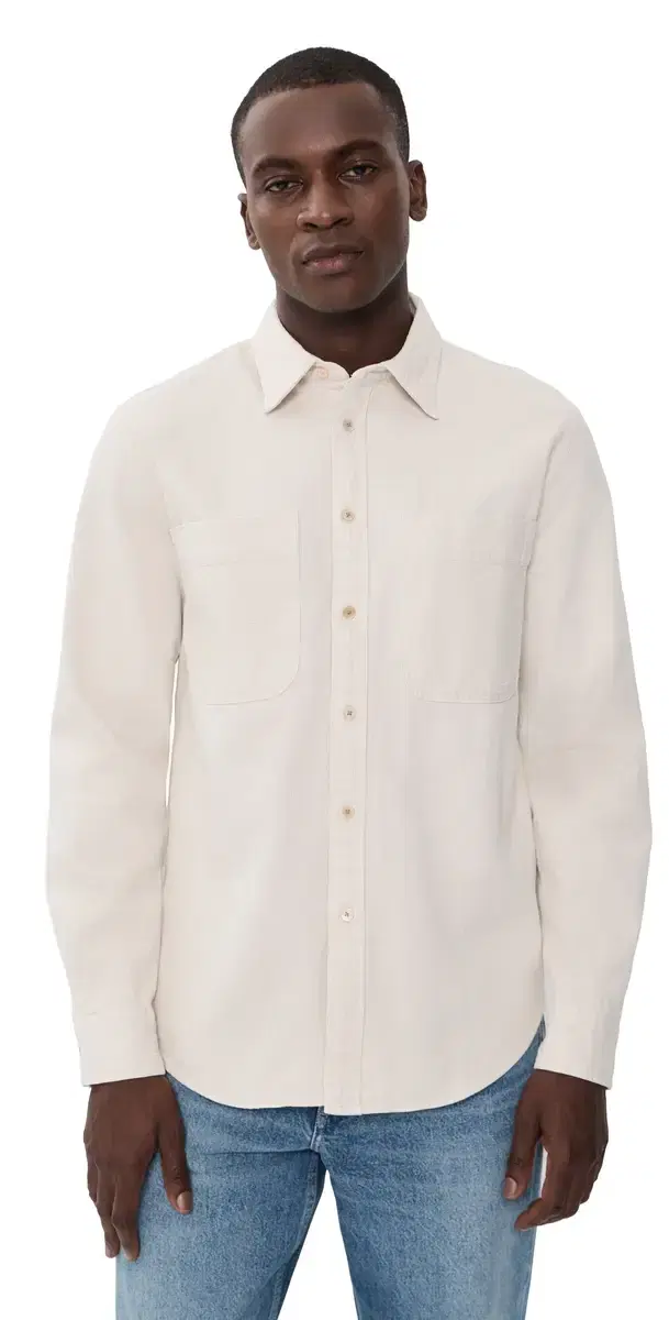 PS Paul Smith Long leeve Casual Fit 2 Pocket hirt Natural