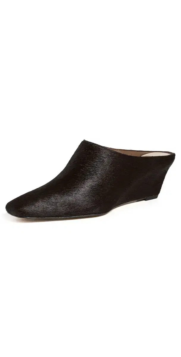 Hilah Mules Chestnut Calf Hair