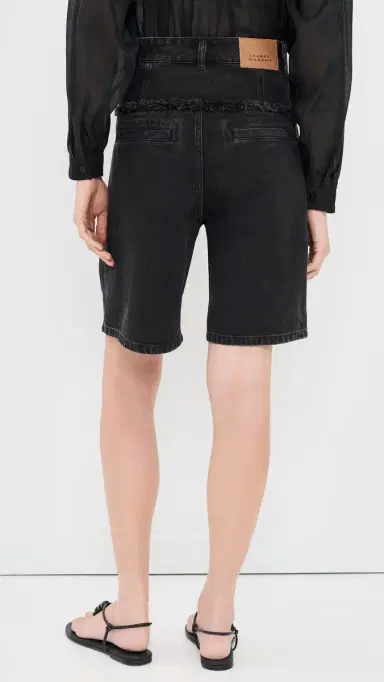 ISABEL MARANT ÉTOILE Iselle Denim Shorts Faded Black 38 | Thumbnail 3 ISABEL MARANT ÉTOILE Iselle Denim Shorts Faded Black 38 | Thumbnail 3