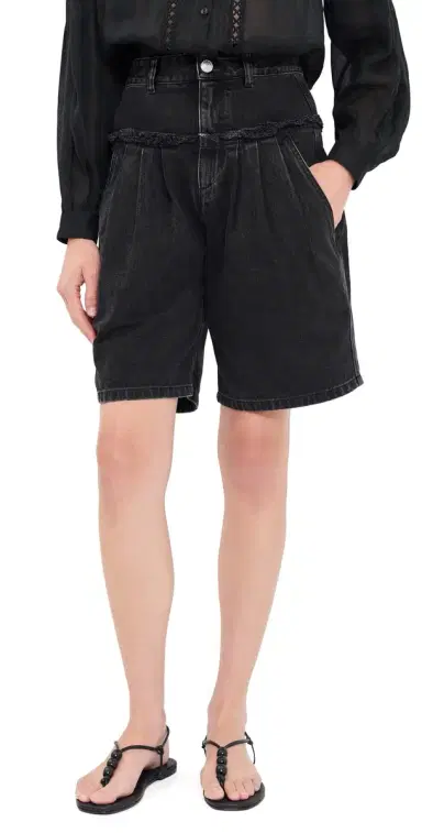 ISABEL MARANT ÉTOILE Iselle Denim Shorts Faded Black 38 | Thumbnail 1 ISABEL MARANT ÉTOILE Iselle Denim Shorts Faded Black 38 | Thumbnail 1