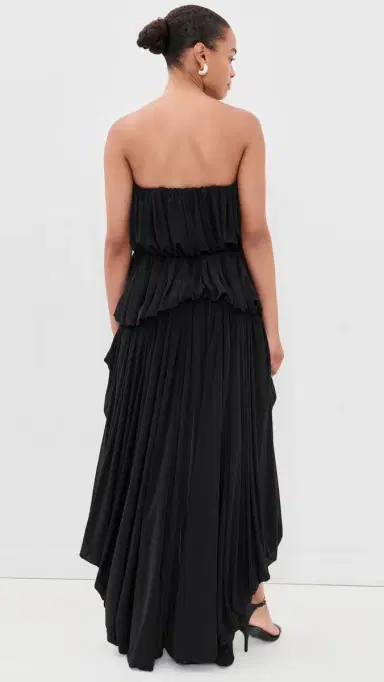 Ronny Kobo Aly Midi Dress Black | Thumbnail 3