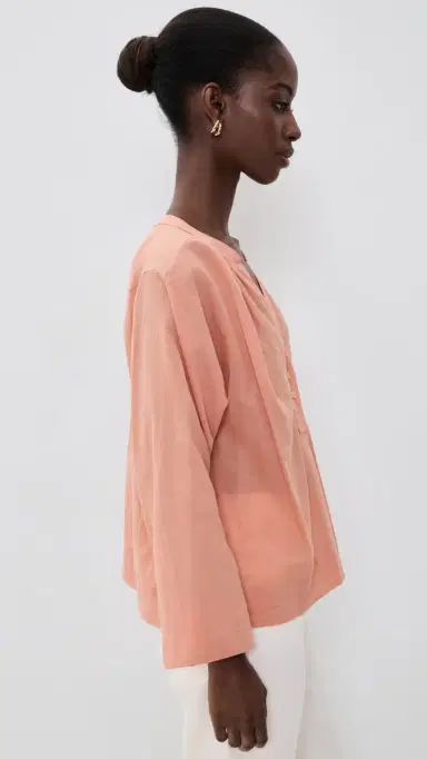 Jamie Haller The Pascale Blouse Dusty Peach M | Thumbnail 5 Jamie Haller The Pascale Blouse Dusty Peach M | Thumbnail 5