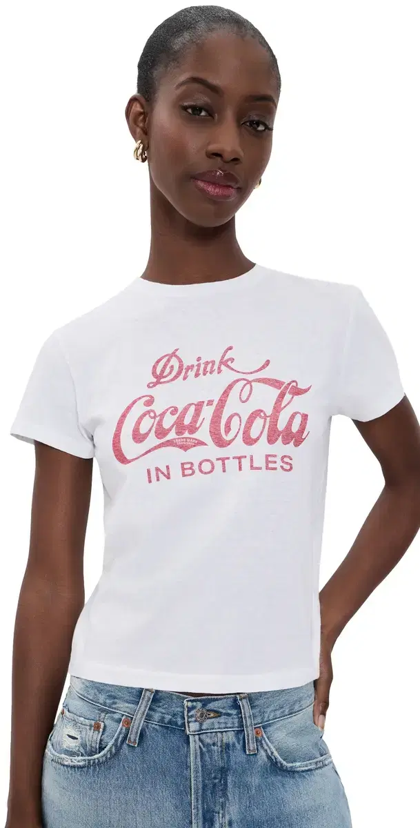 Coke In Bottles Classic Tee Optic White