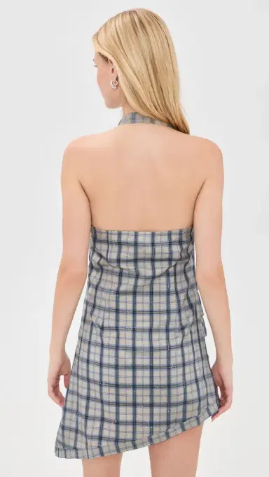 Lioness oonlight Mini Dress ASH PLAID | Thumbnail 3