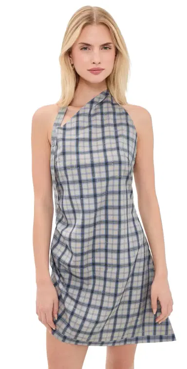 Lioness oonlight Mini Dress ASH PLAID | Thumbnail 1