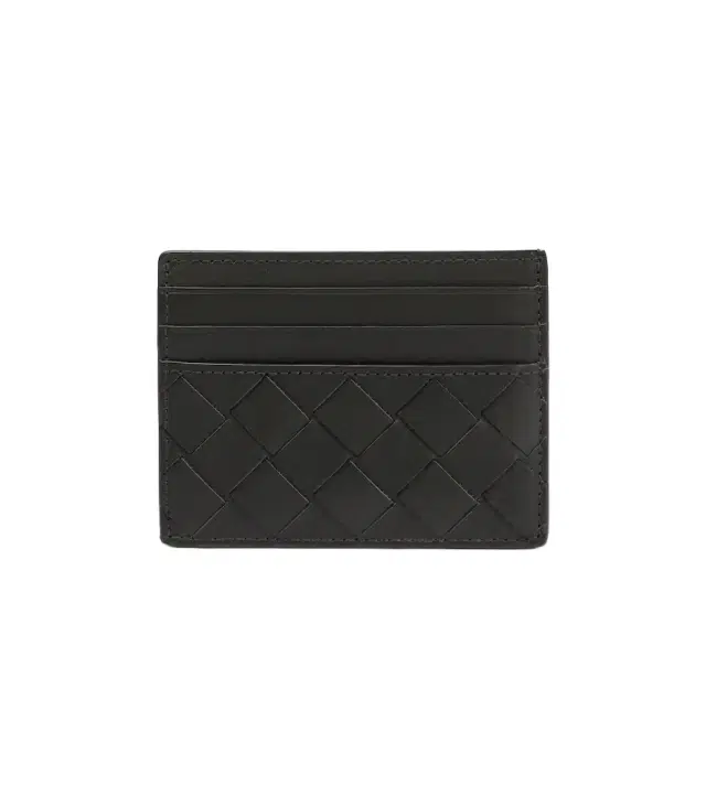 Bottega Veneta Intrecciato leather cardholder
