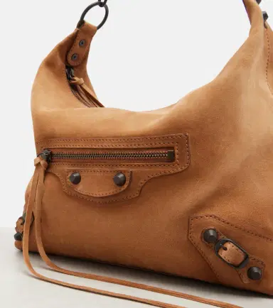 Balenciaga Le City Small suede tote bag | Thumbnail 4