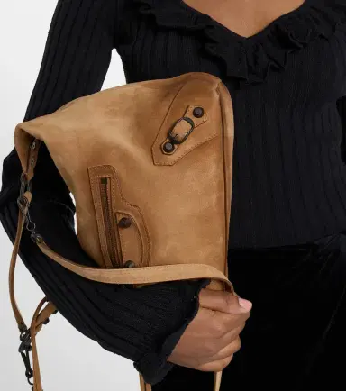 Balenciaga Le City Small suede tote bag | Thumbnail 7