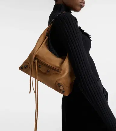 Balenciaga Le City Small suede tote bag | Thumbnail 8